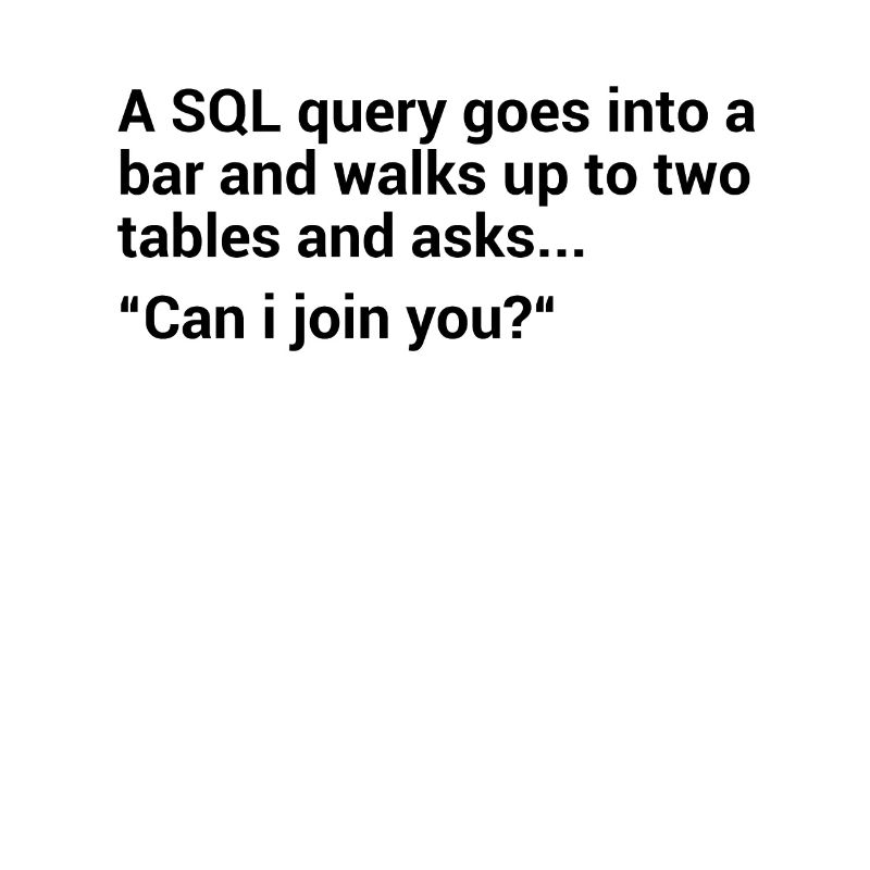 SQL Datenbank Witz