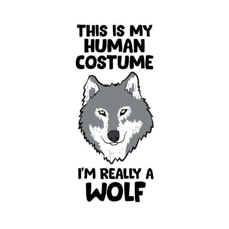 Wolf Liebhaber Geschenk Ich Bin Wirklich Ein Wolf