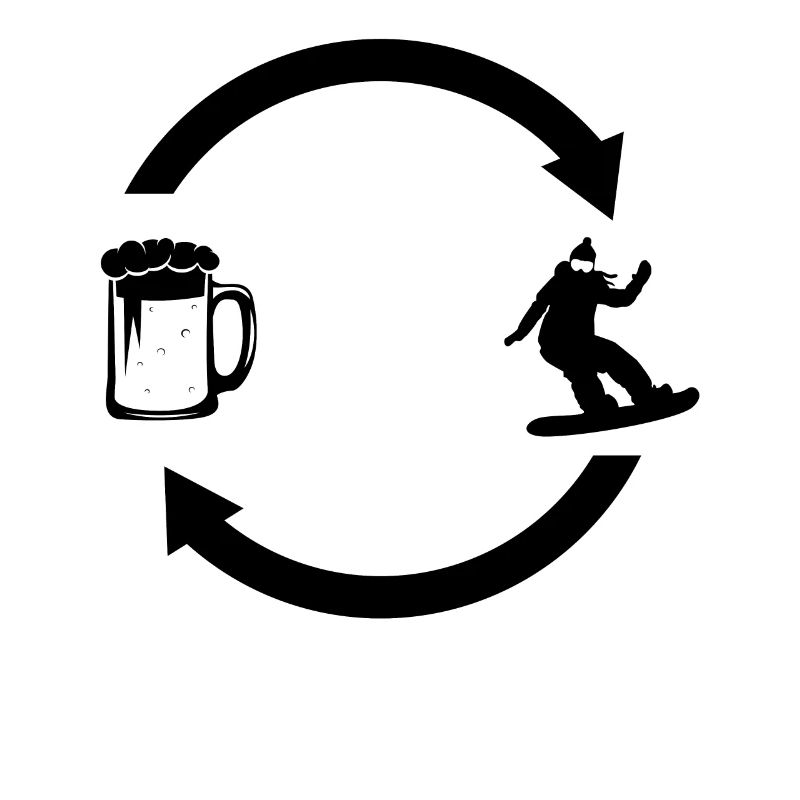 Beer loading arrows and snowboarding 1 -