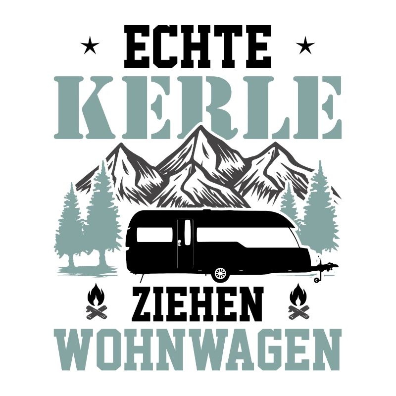 Echte Kerle Ziehen Wohnwagen -
