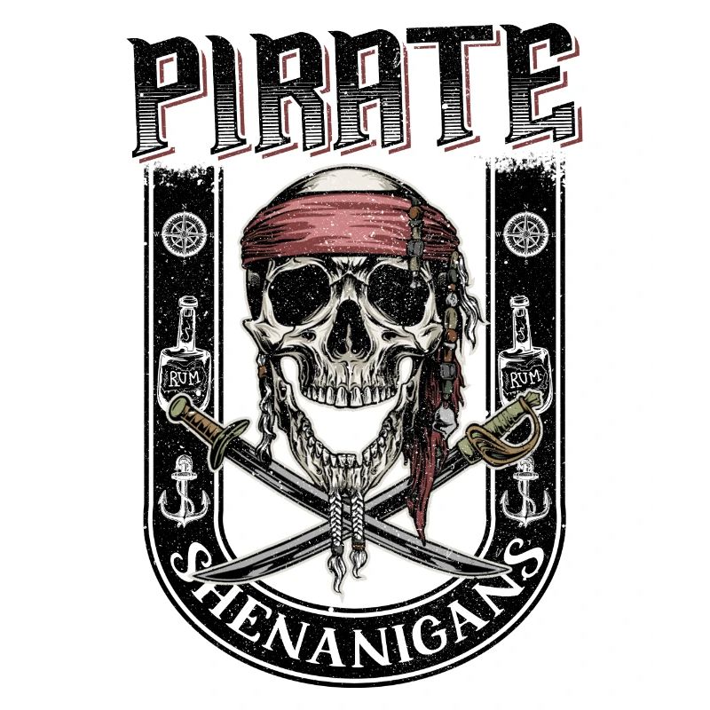 Let The Pirate Shenanigans Begin Tattoo Style