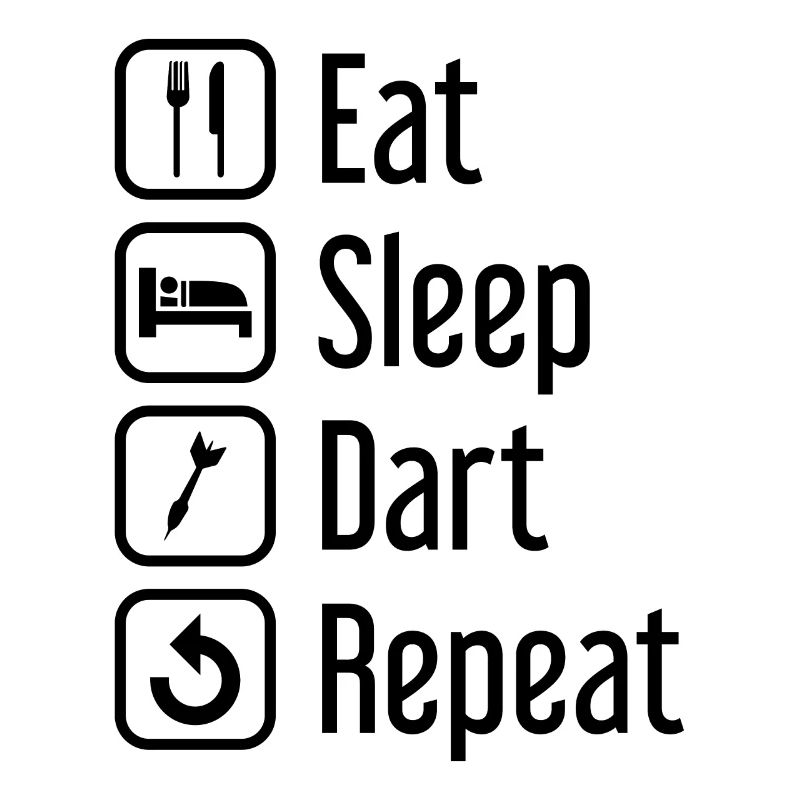Manger Sleep Dart Répéter -