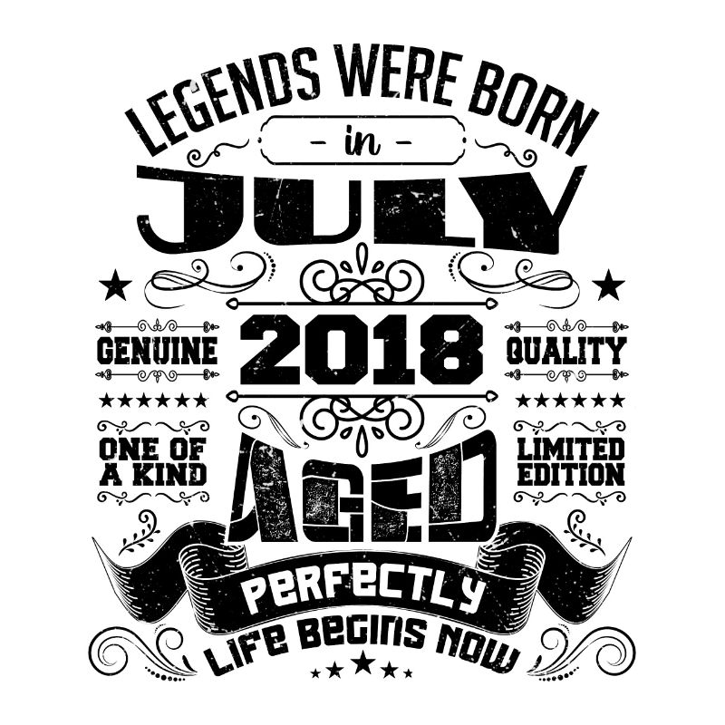 2018 Juli Geburtstagsgeschenk Juli 2018