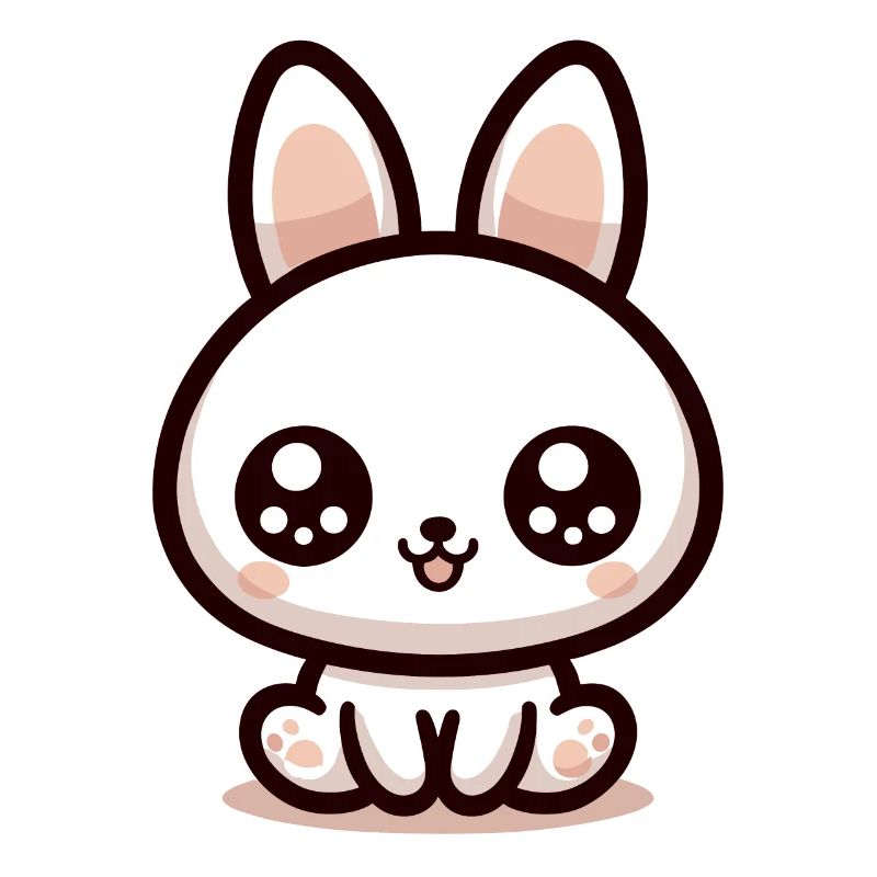 Rabbit Bubble Tea Kawaii