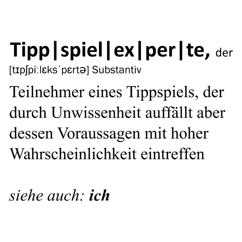 Tippspielexperte, der