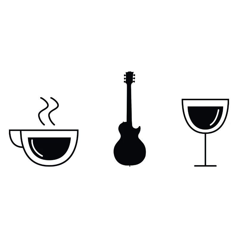 Coffee Wine Guitar - Gu
