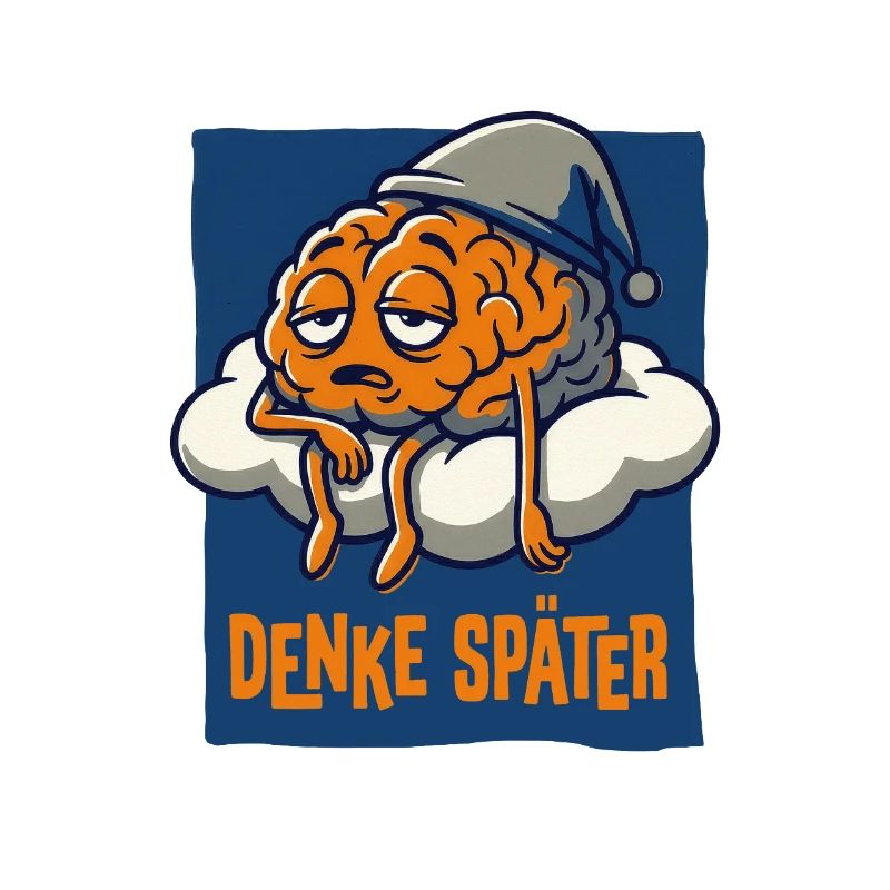 Denke später.