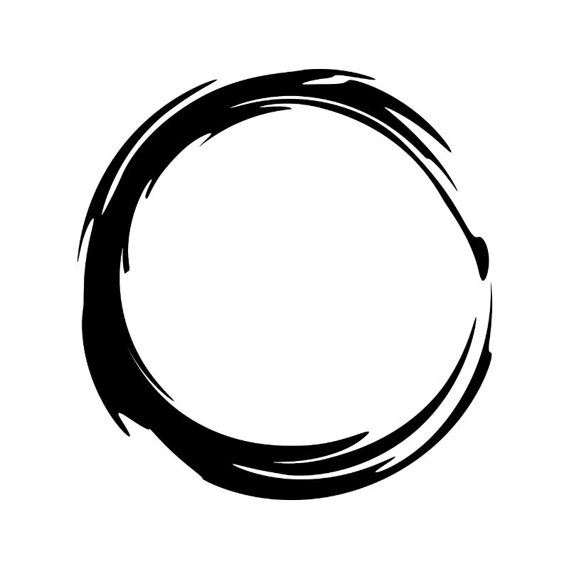 Circle brush icon black