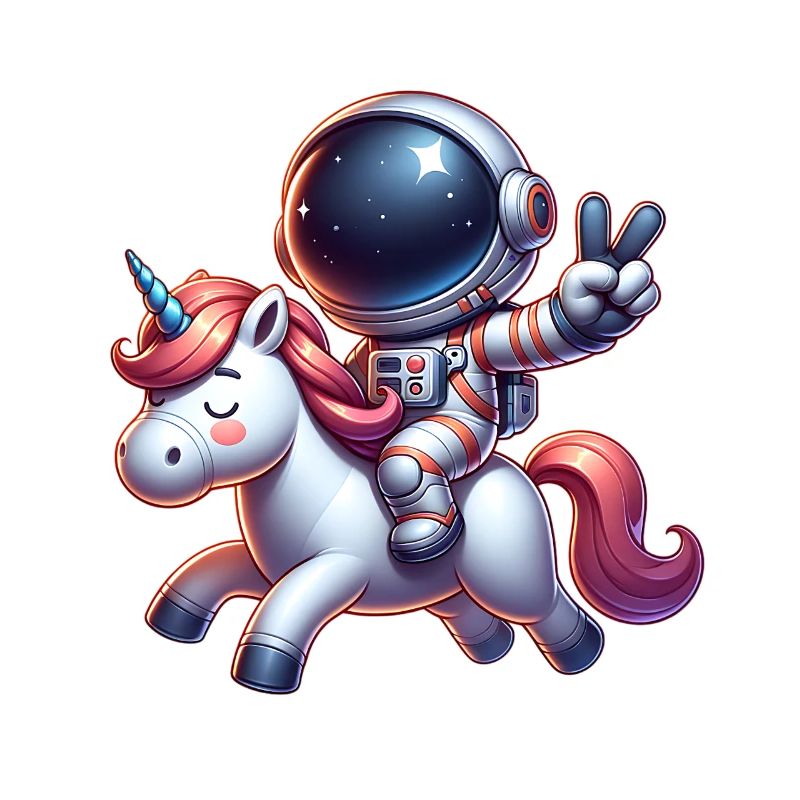 Astronaut Einhorn