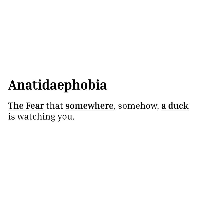 Anatidaephobia