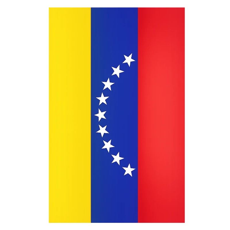Venezuela-Flaggenbogen-Sterne