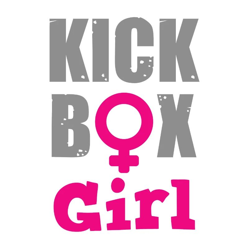 Kickbox-Mädchen