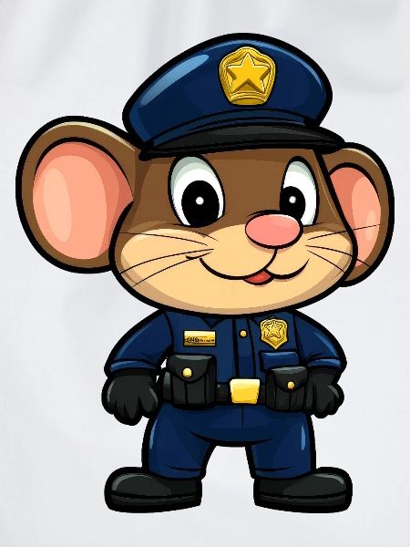 Mäuse Polizei / Polizistin Maus
