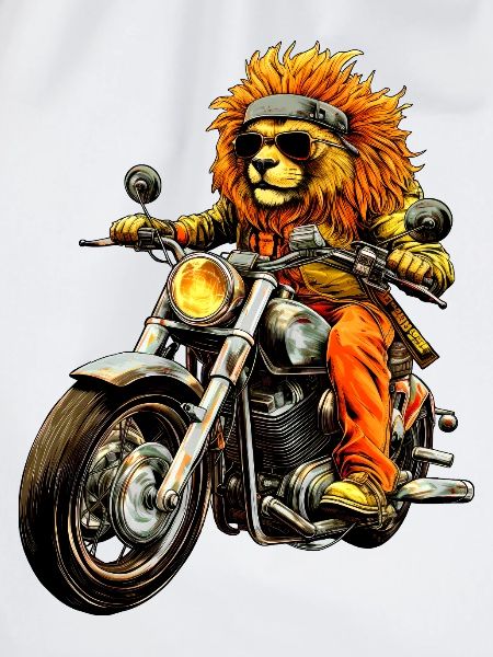 Motorrad Löwe