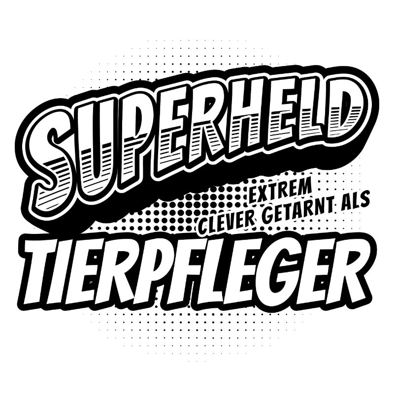 Superheld, clever getarnt als Tierpfleger