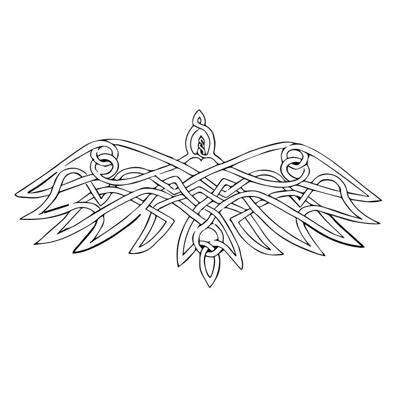 Celtic crow