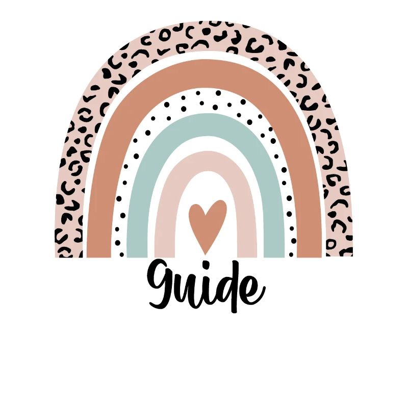 Guide Rainbow Leopard Drôle Guide Cadeau