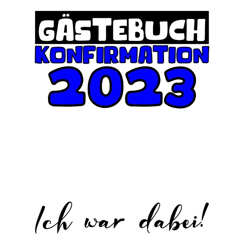 Konfirmation 2023 Gästebuch Mädchen Jungen Jugend
