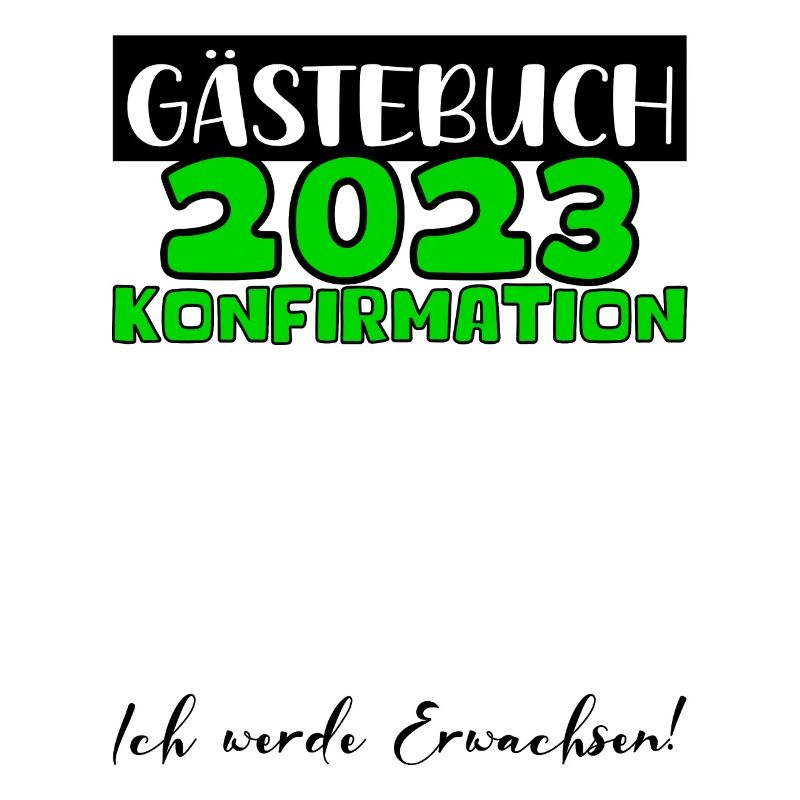 Konfirmation 2023 Gästebuch Mädchen Jungen Jugend