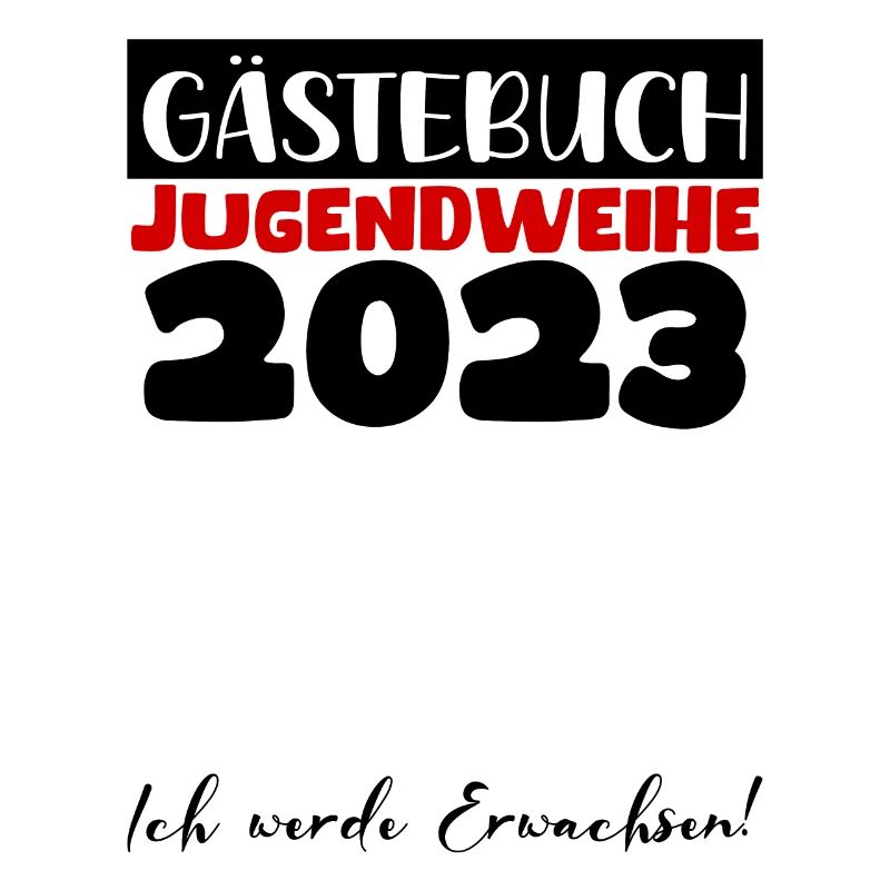 Jugendweihe 2023 Gästebuch Mädchen Jungen Fun Deko
