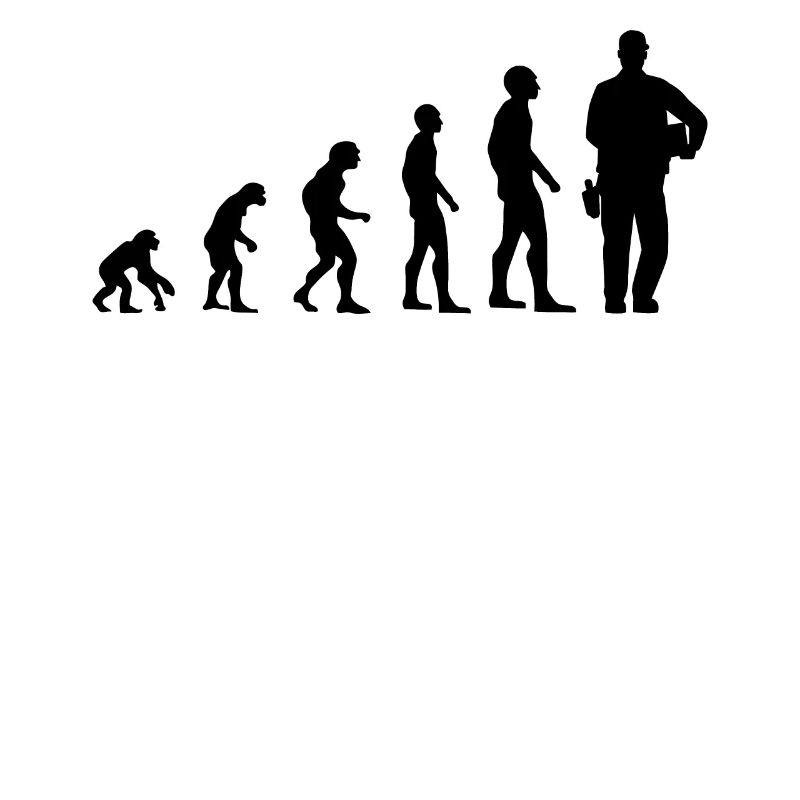 Postbote Evolution Zusteller Briefträger Geschenk