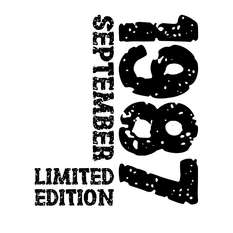 1987 Septembre Edition Limitée 36th Birthday Deco