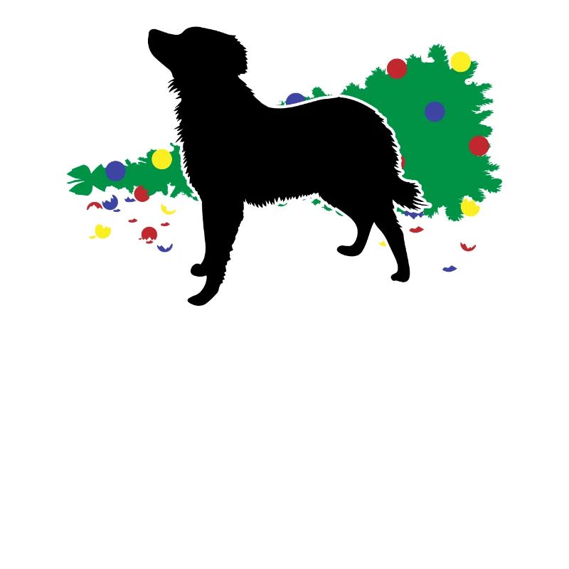 Chaos Hund Weihnachtsbaum Umfall Spaß
