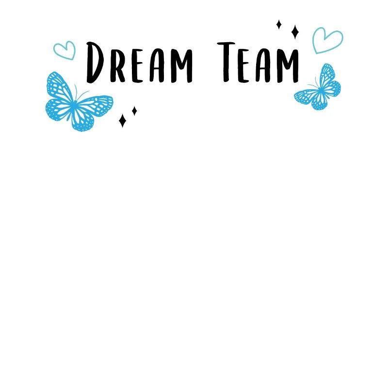 Dream Team Butterfly Heart