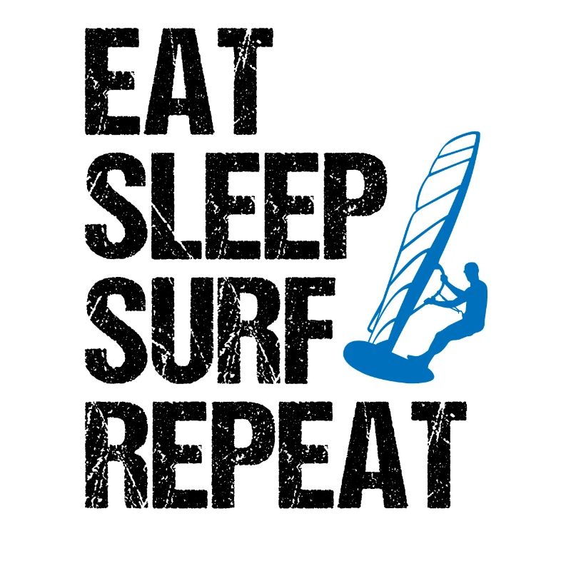 Rythme de surf - manger, dormir, surfer