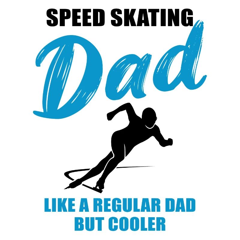 Cool Speed Skating Dad Gift