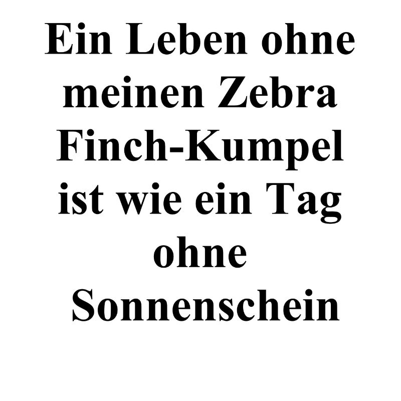 Zebra Finch Partner Geschenk