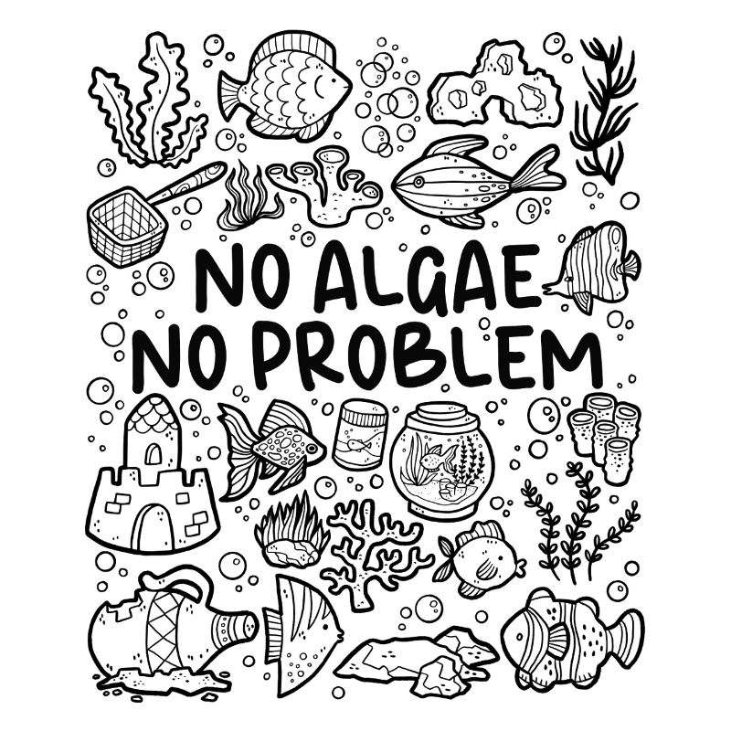 Pas d’algues, pas de problème – aquarium