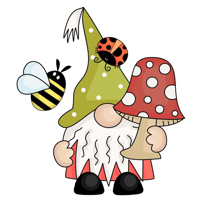 Toadstool Garden Gnome