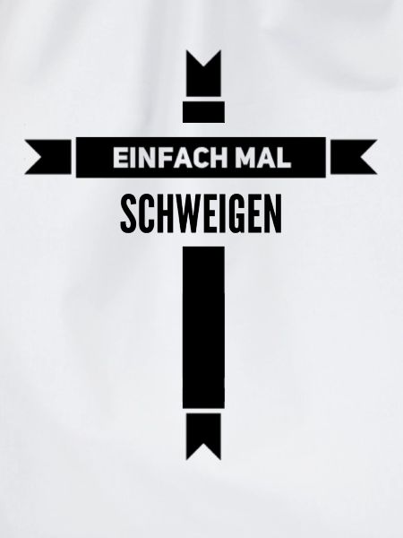 Einfach mal schweigen