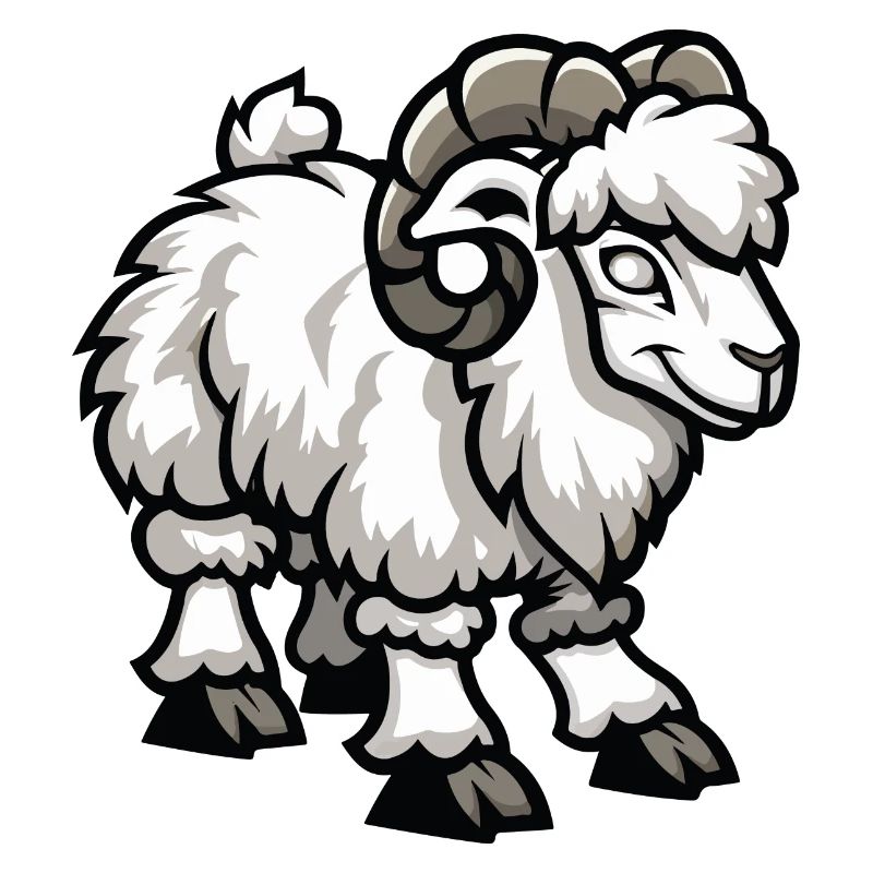 Schaf Steinbock
