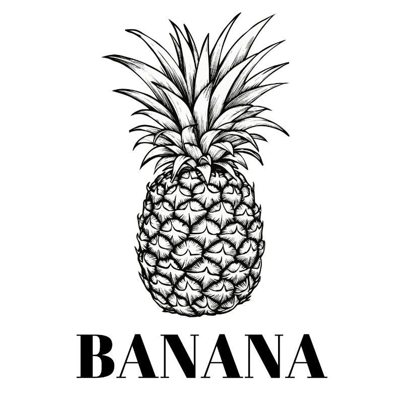 Banananas - Banane oder Ananas - Geschenk Party