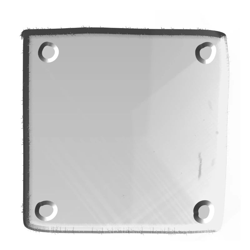 metal surface nail square shape square square
