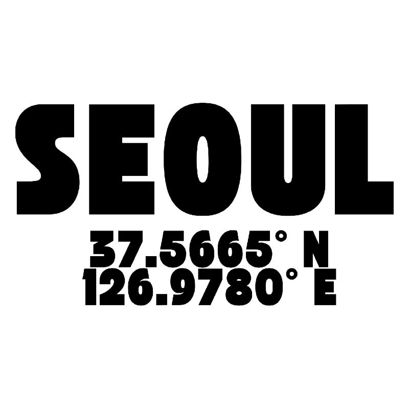 Seoul - Design with coordinates