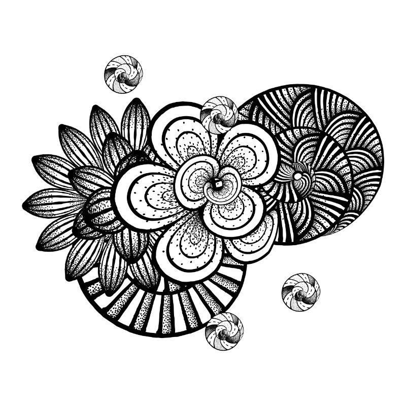 blanc et noir - abstrait - design