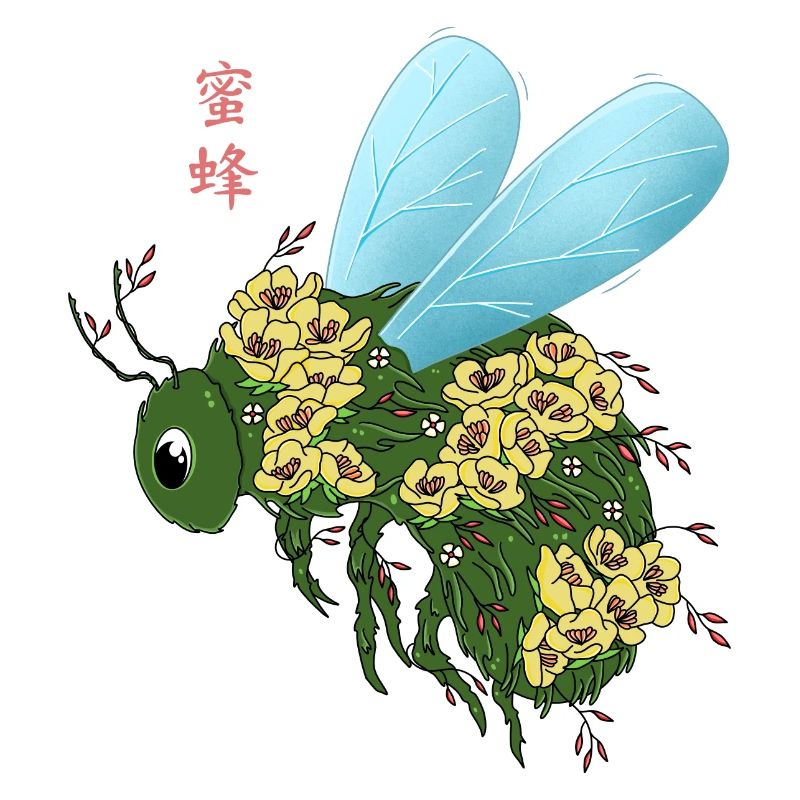 Floral Bee