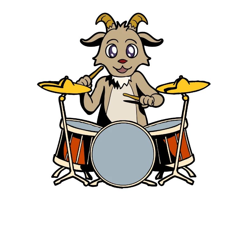 Batteur de chèvre comique