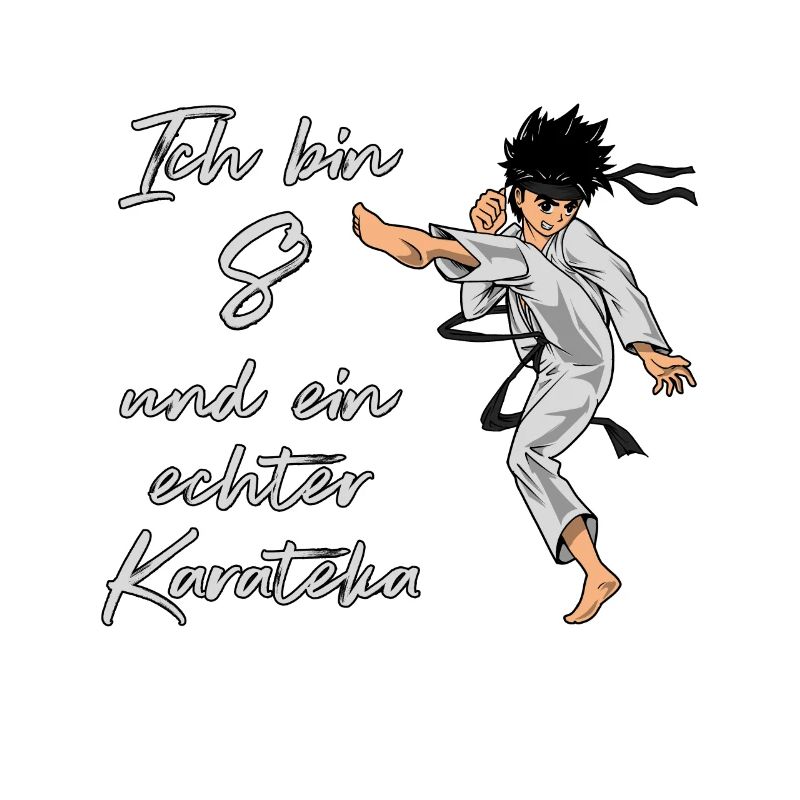 Ich bin 8 - Jungen Karate