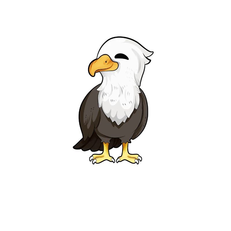 Kawaii White-tailed Eagle