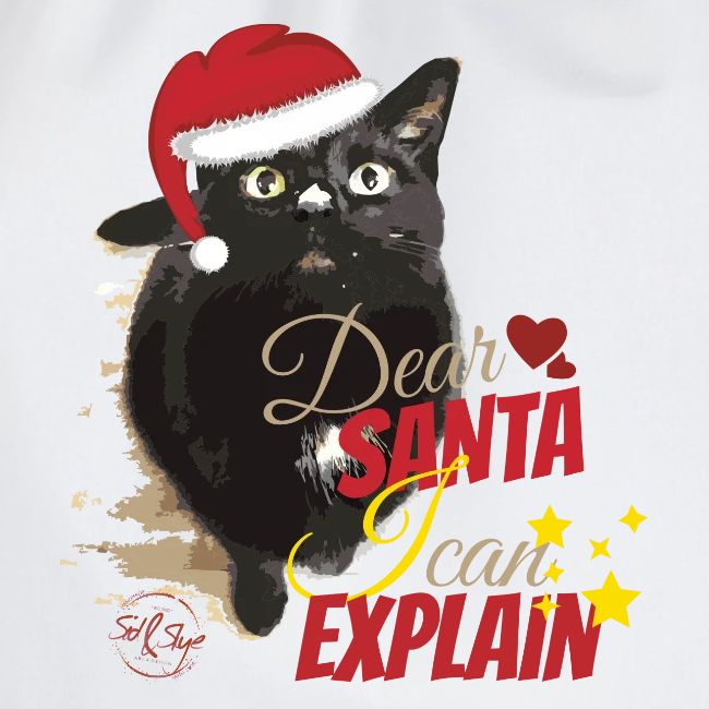 Katze "Dear Santa"