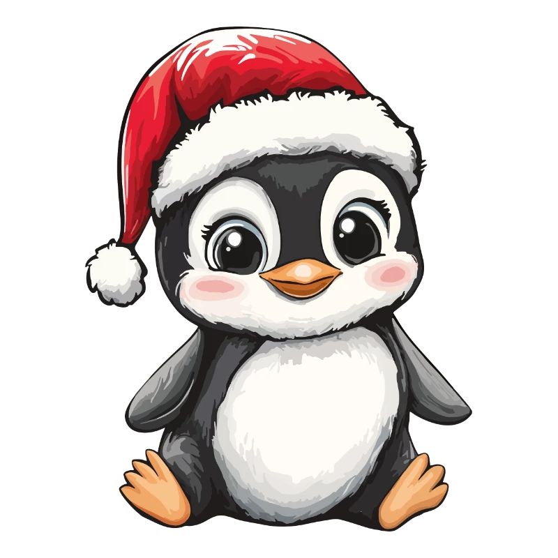 Pingouin Noël Mignon Noël mignon Noël