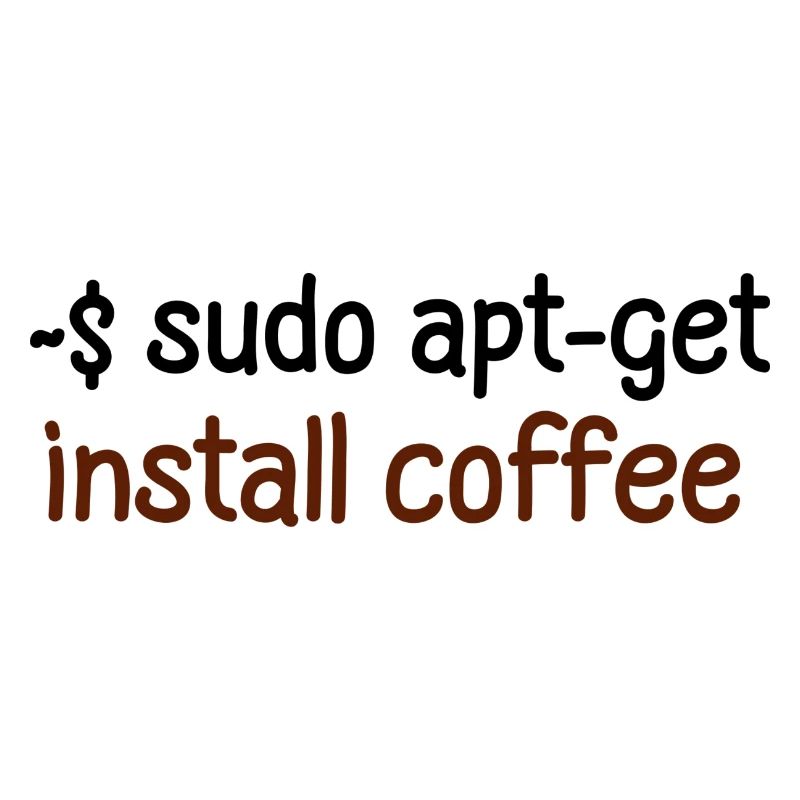 Programmeur de café Tux Linux Coding Sort