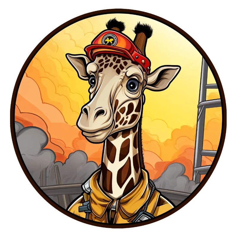 Firefighter Giraffe