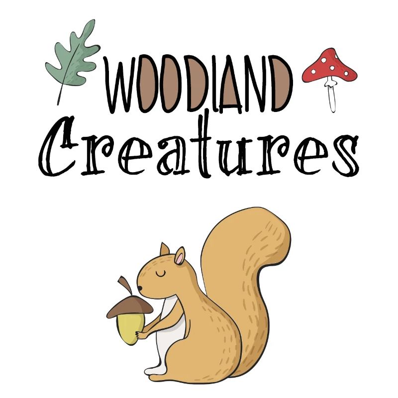 Squirrel forest forest dweller tree hazelnut