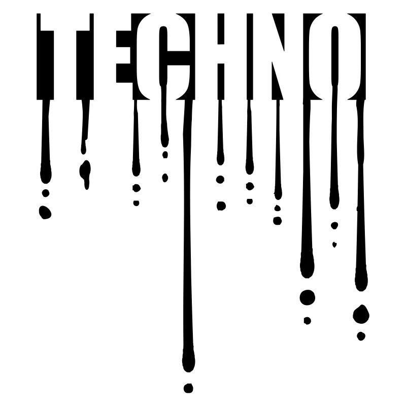 Drops Logo Techno