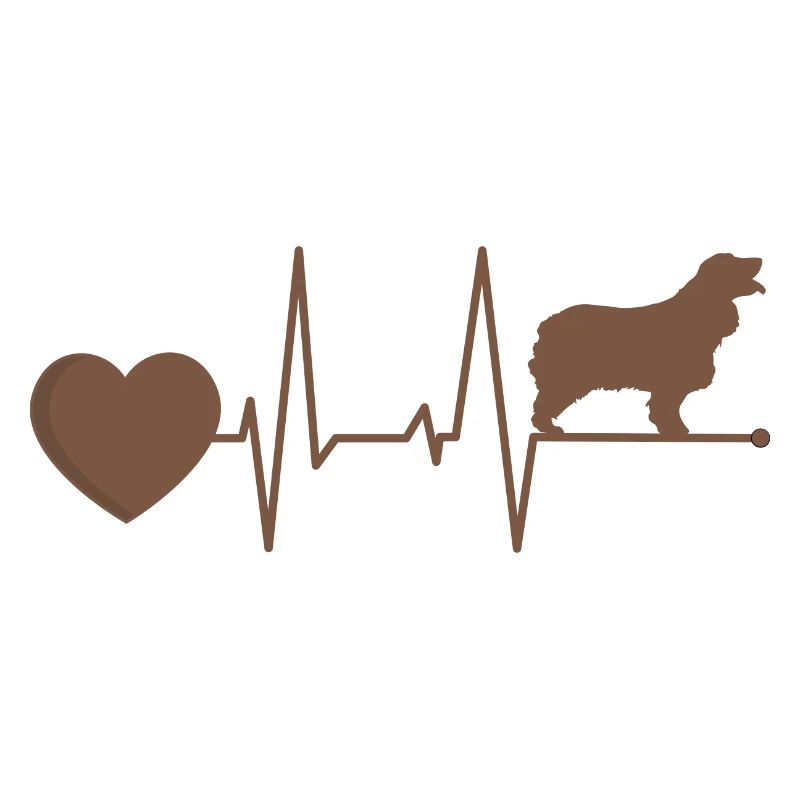 Chocolate Cocker Spaniel Mom Heartbeat